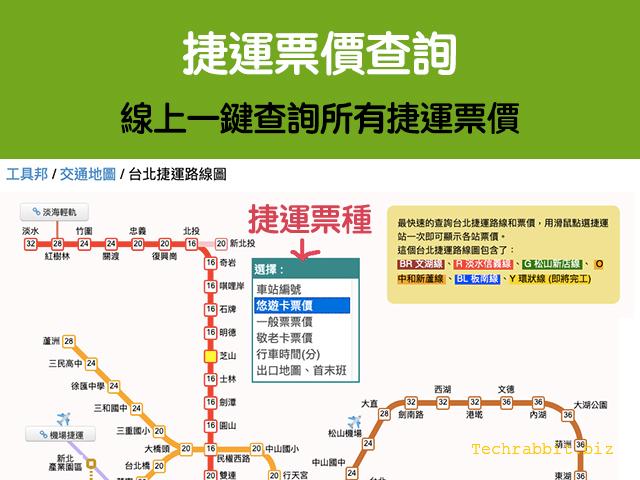 捷運票價 線上一鍵查詢所有捷運票價 台北 高雄 科技兔