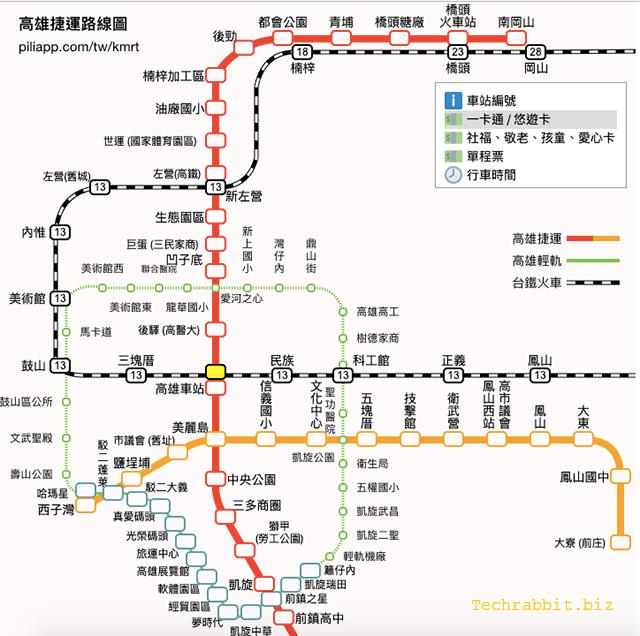 高雄捷運票價