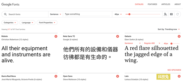 Google Fonts