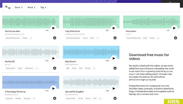 Mixkit 免費影片 免費音樂線上下載