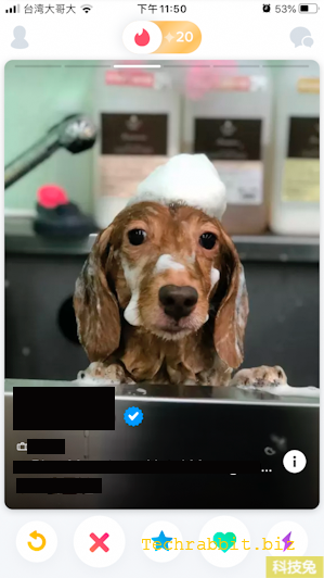 Tinder藍勾勾