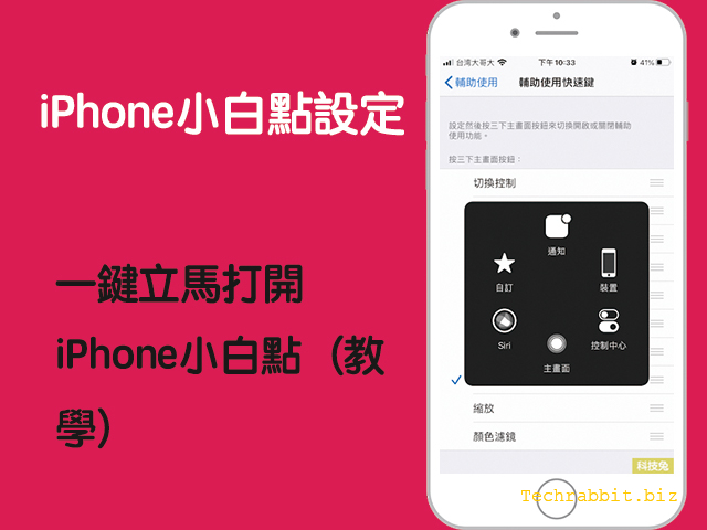 iPhone小白點