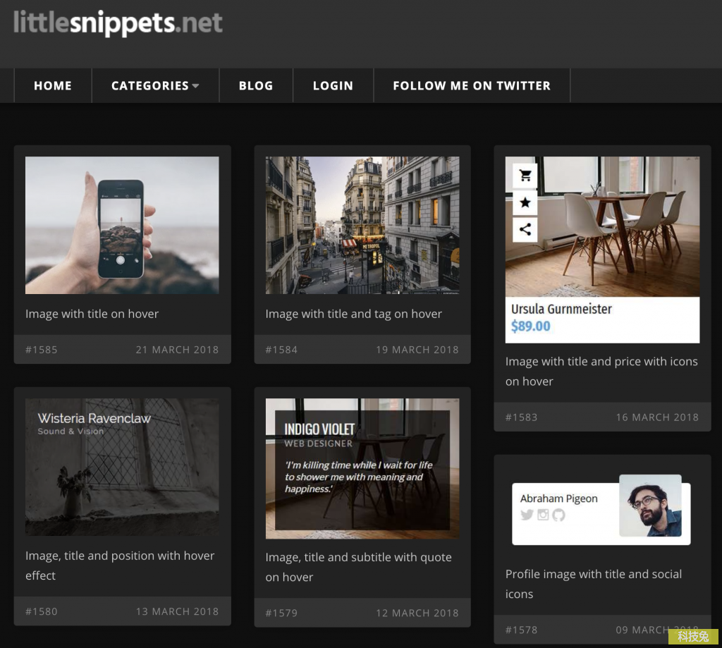 LittleSnippets 網頁設計模板