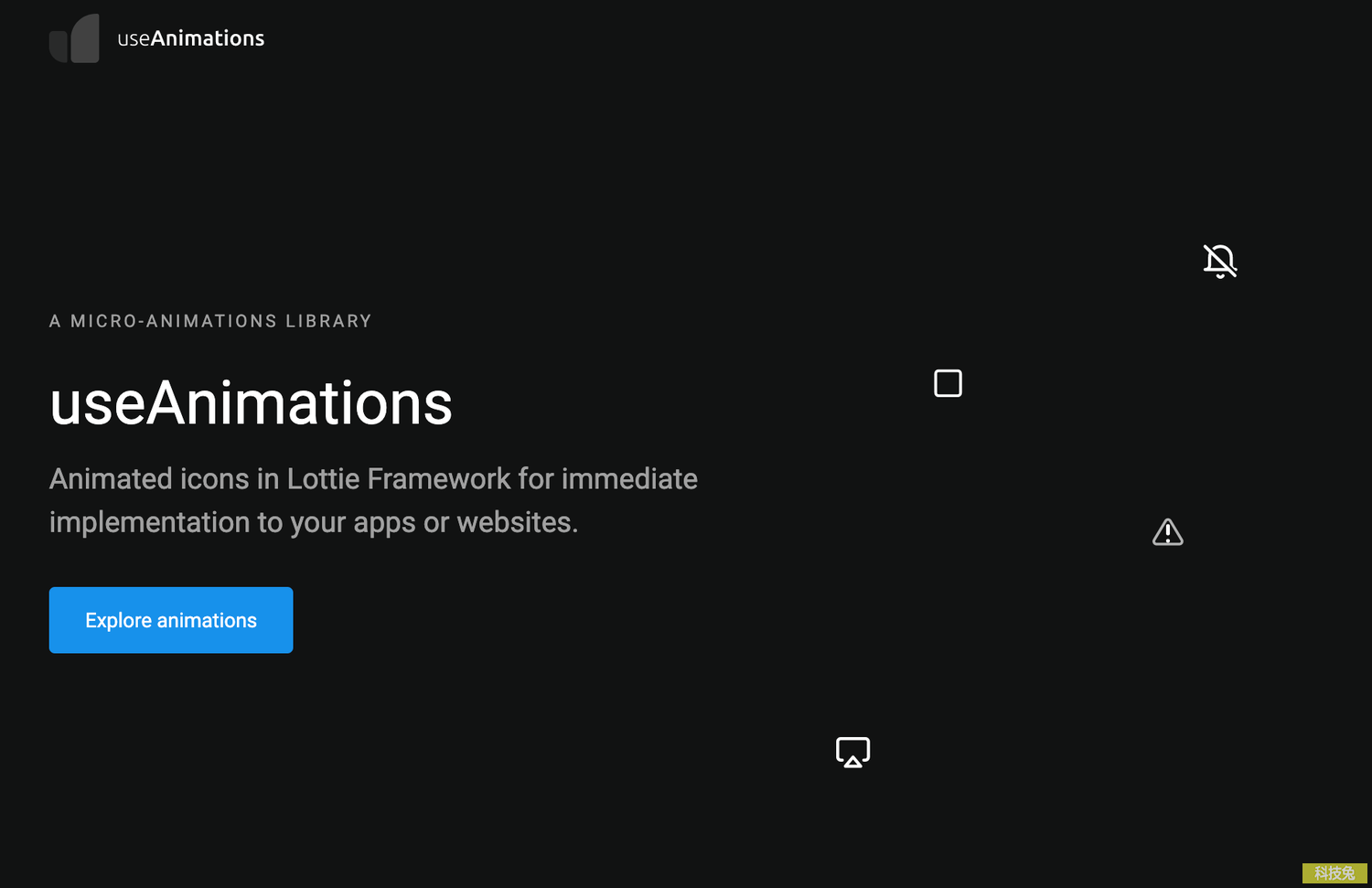 useAnimations 動態小圖示、動態圖標素材