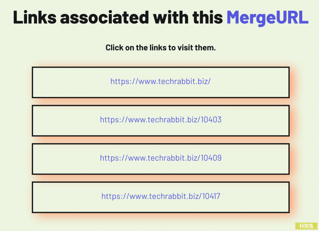 MergeURL 合併多個網址為單一網址