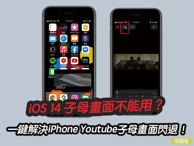 iOS 14 子母畫面不能用