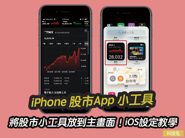 iPhone 股市App 小工具