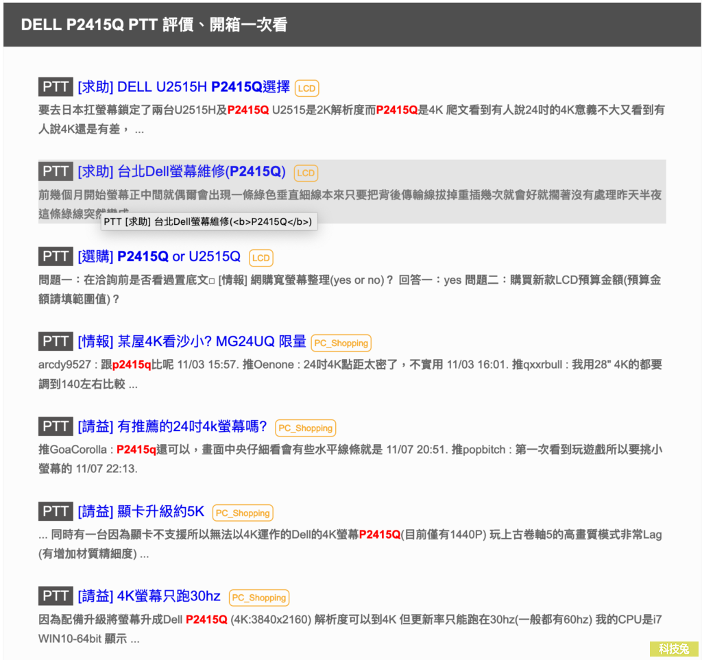 螢幕買家指南 電腦螢幕比價 規格 各家品牌價格比較 科技兔