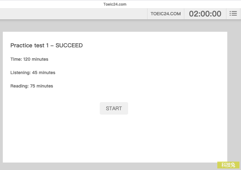 Toeic24 線上多益Toeic 歷屆模擬試題