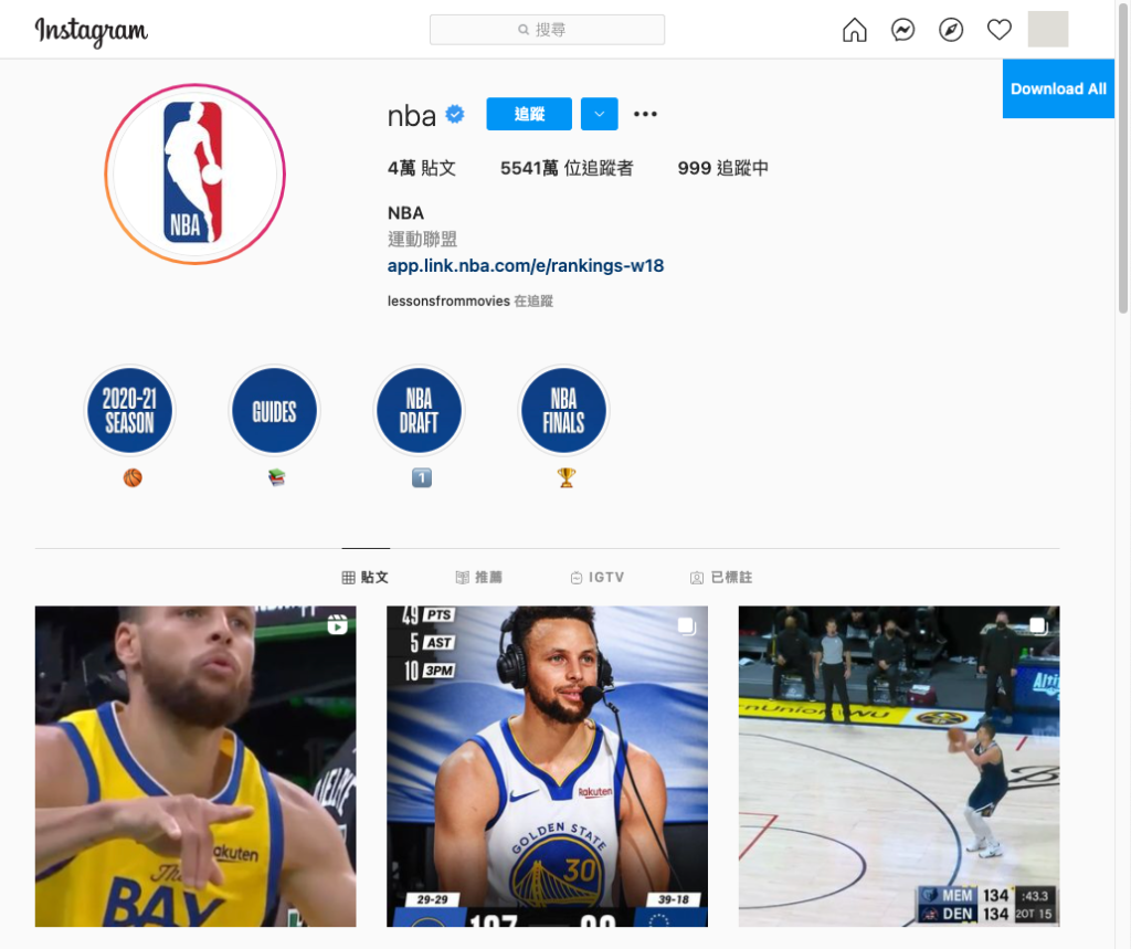 Instagram Downloader 登入 IG 網頁版