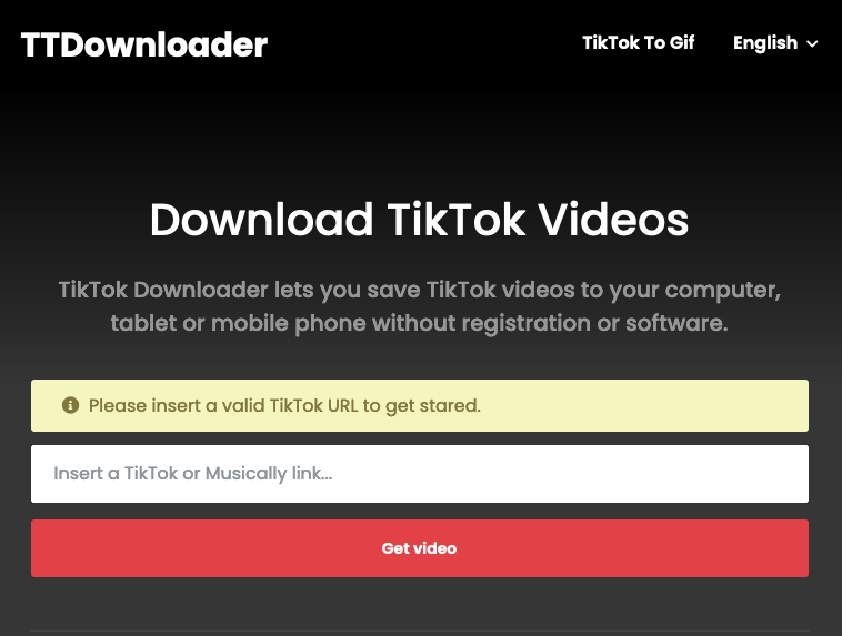 Tiktok Downloader 下載抖音高畫質影片，無浮水印、支援音頻！免費下載