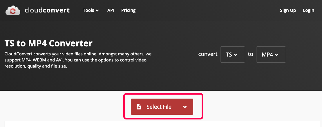 TS MP4 Cloudconvert Ts MP4 