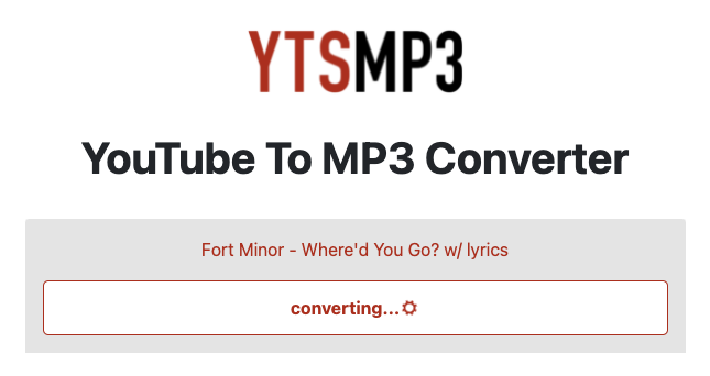 YTSmp3 將 Youtube 影片線上轉MP3
