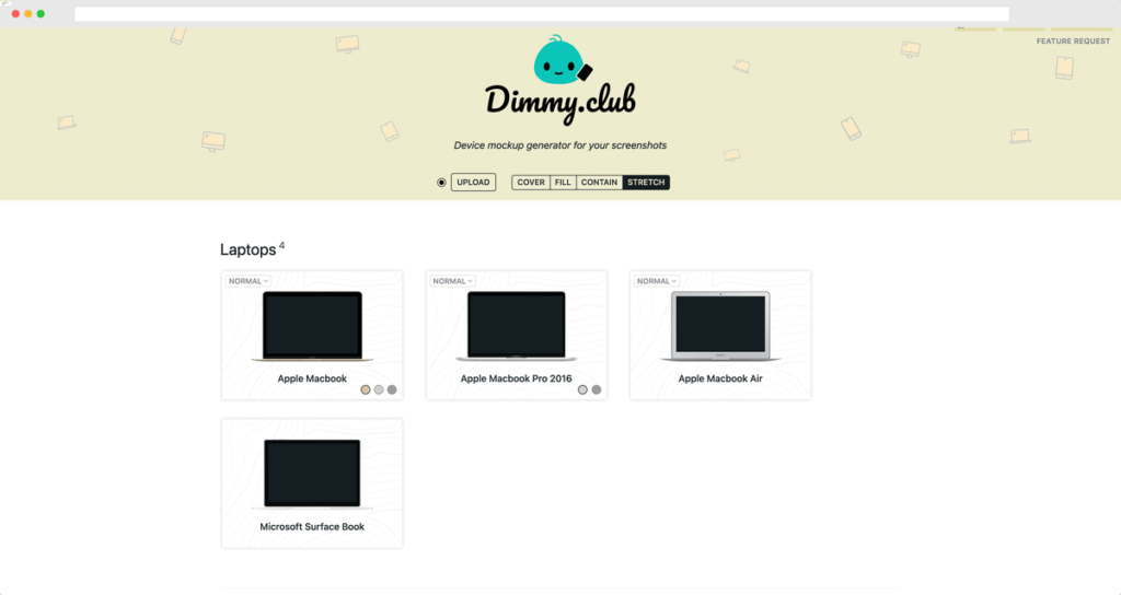 Dimmy.club 素材模板 Mockup、圖片合成、螢幕截圖合成
