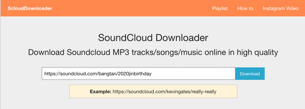 SoundCloud Downloader 下載 SoundCloud 音樂 MP3