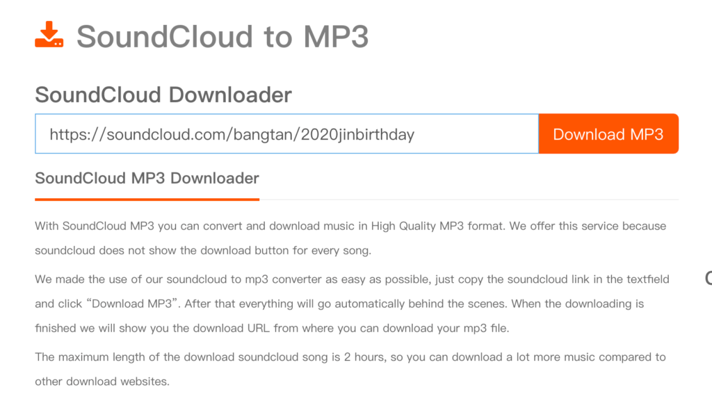 SoundCloud to MP3 下載 SoundCloud 音樂 MP3