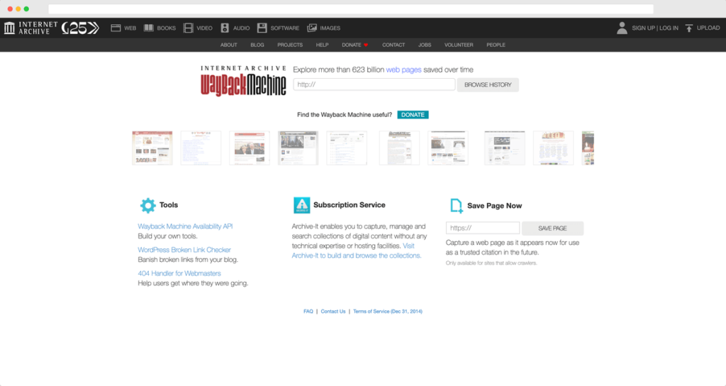 Wayback Machine 網頁時光機,網頁歷史資料庫存快照 Wayback Machine 網頁時光機,網頁歷史資料庫存快照