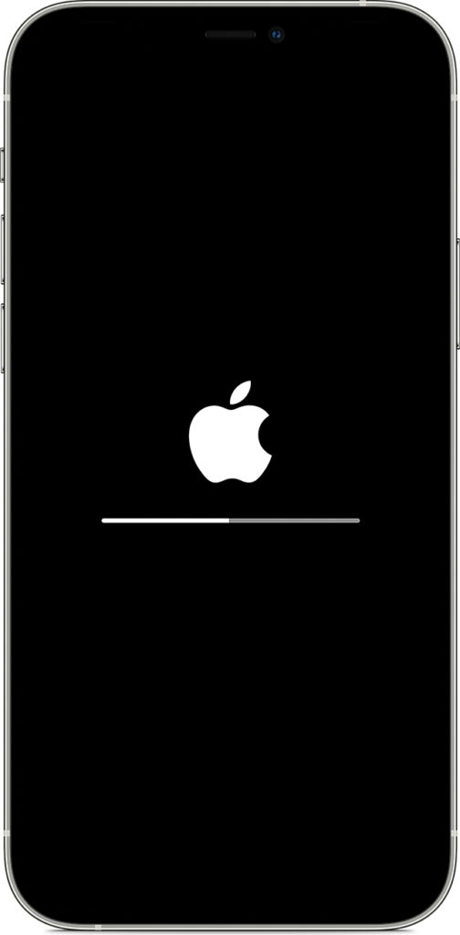 iPhone 更新到一半卡住、進度條停滯不前