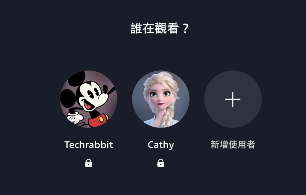 Disney+ 帳號多人共享