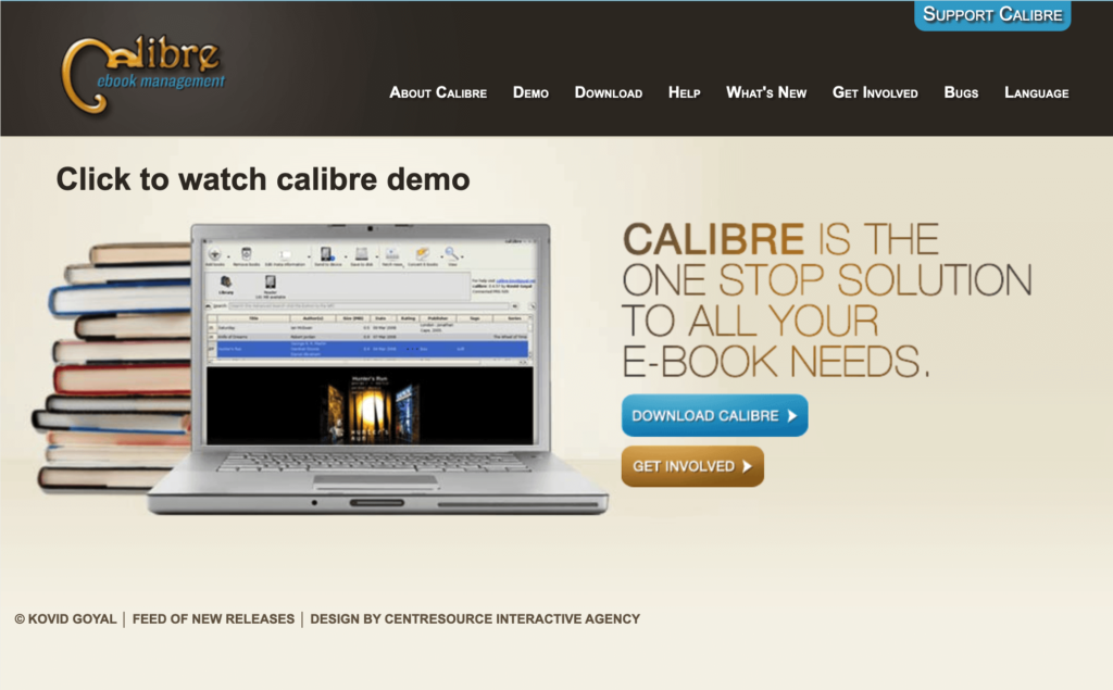 Calibre 電子書閱讀器（MOBI, ePub）