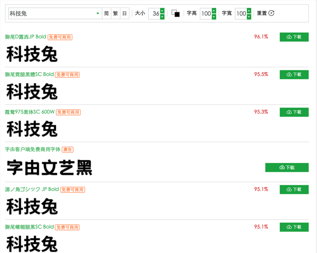 字體辨識成功