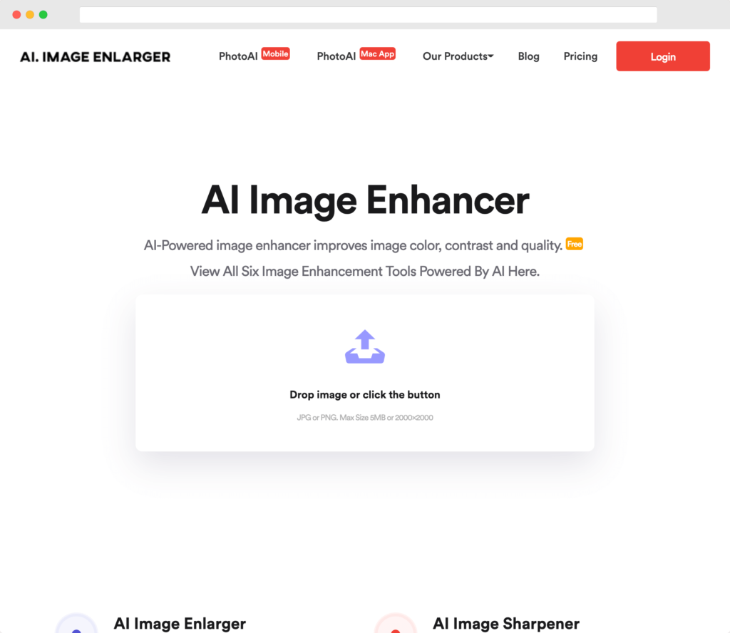 AI Image Enhancer 照片修復