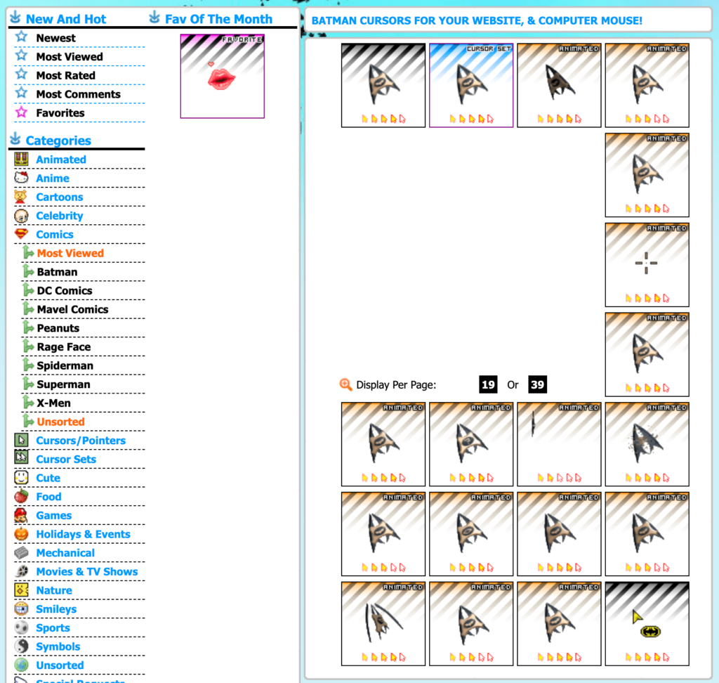 Cursors4u 滑鼠游標圖示分類 Cursors4u 滑鼠游標圖示分類