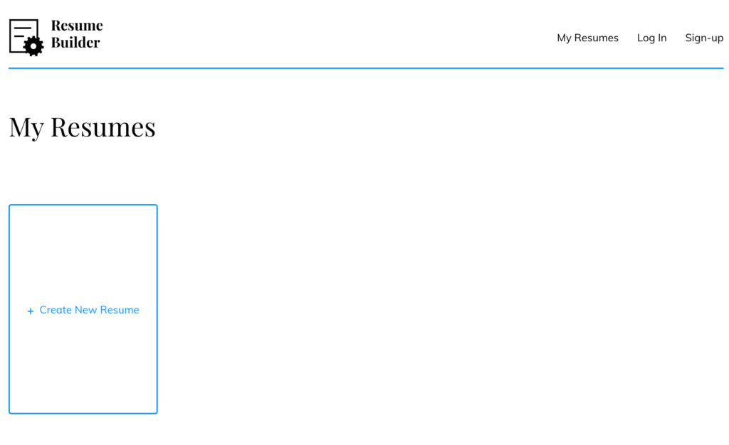 Resume Builder 製作新履歷表 Resume Builder 製作新履歷表