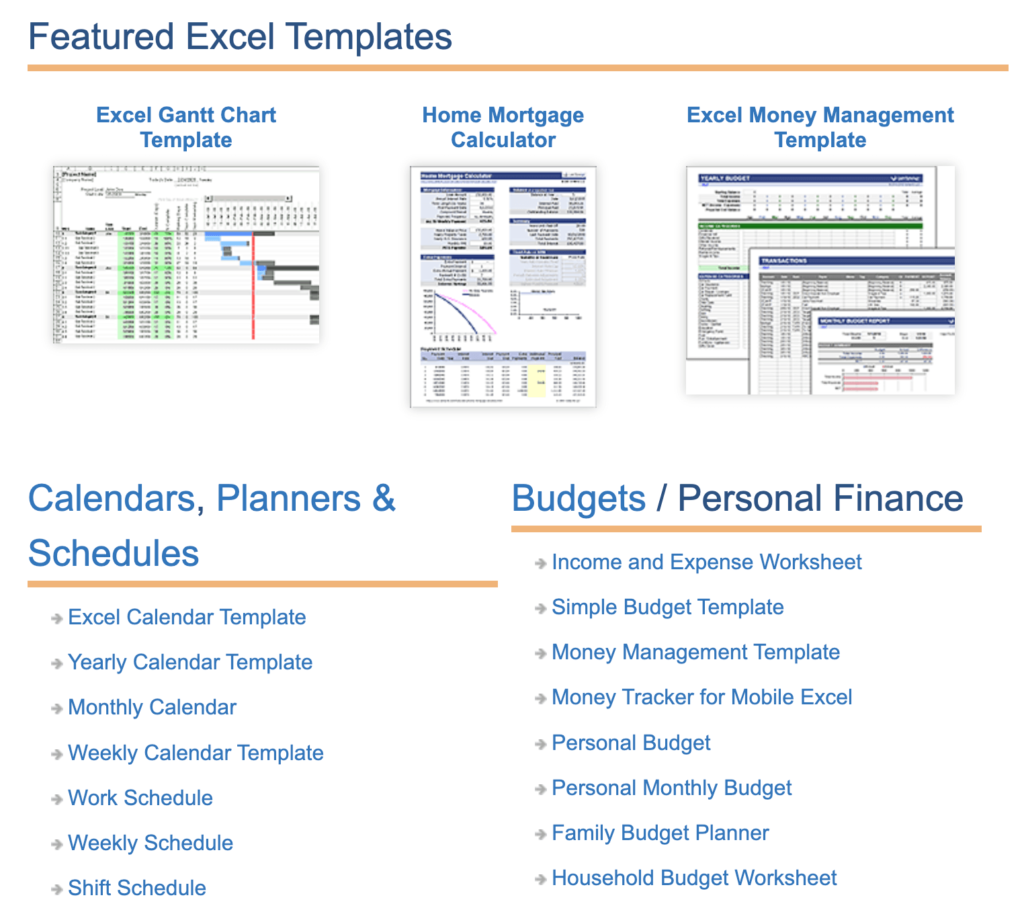 Excel 範本