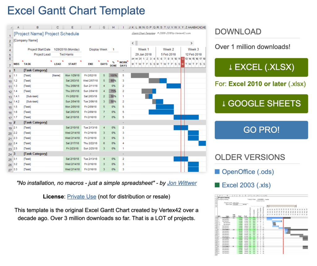 Excel 模板範本下載