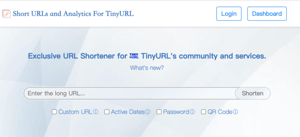 Tinyl.io 線上縮網址