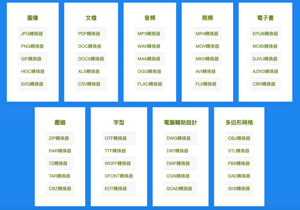 AnyConv  線上轉檔格式