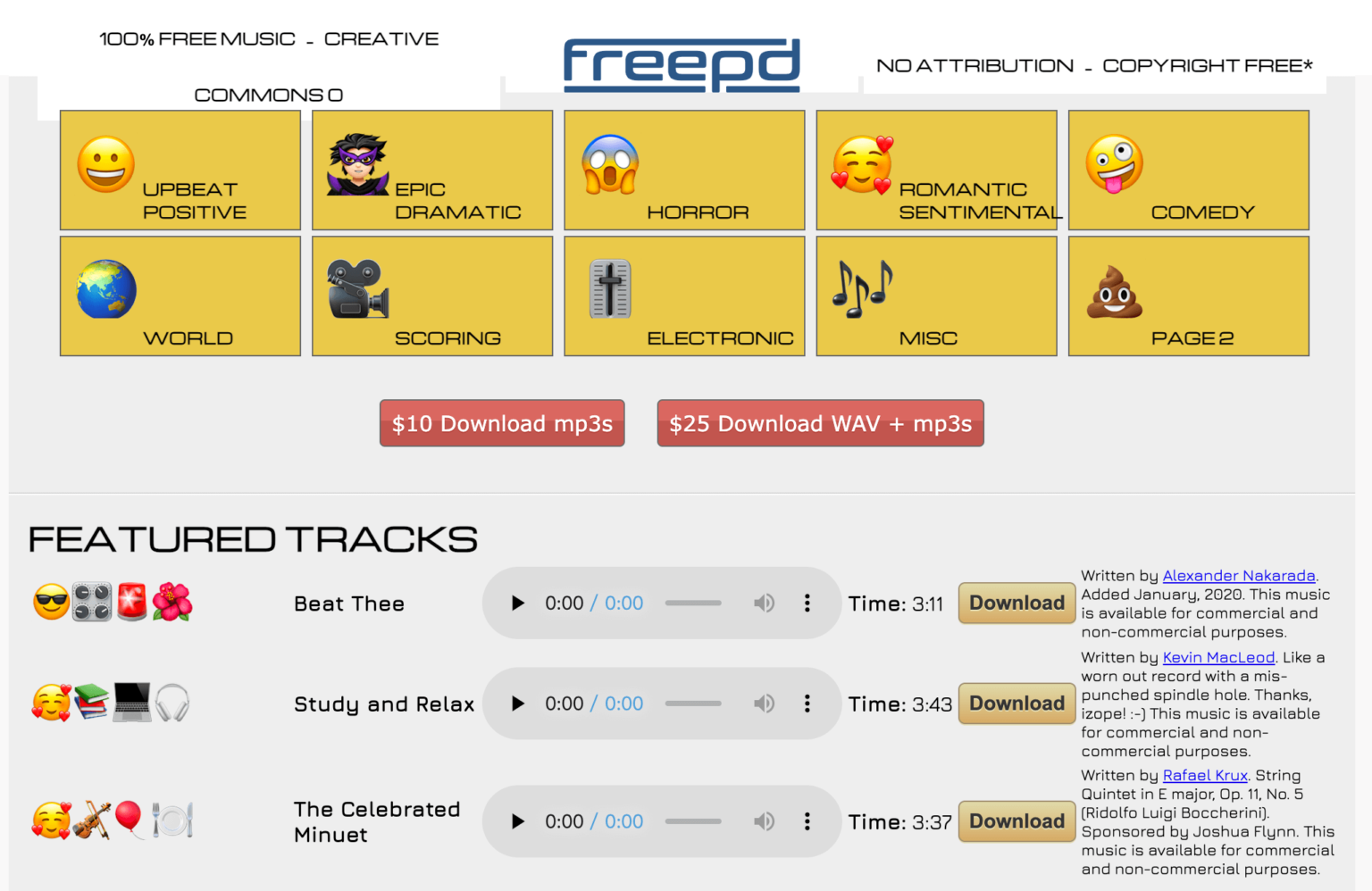 FreePD 免費CC0音樂MP3下載，無版權可個人用跟商用 - 科技兔