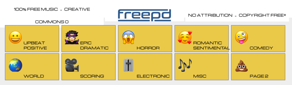 FreePD 音樂分類
