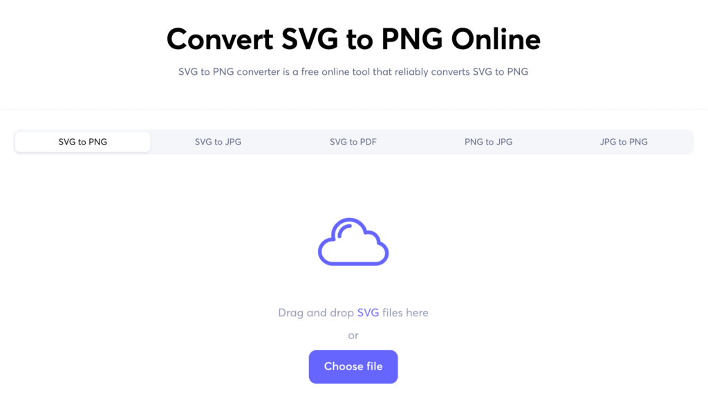 Iconscout Converter 線上 SVG 轉檔 PNG / JPG / PDF