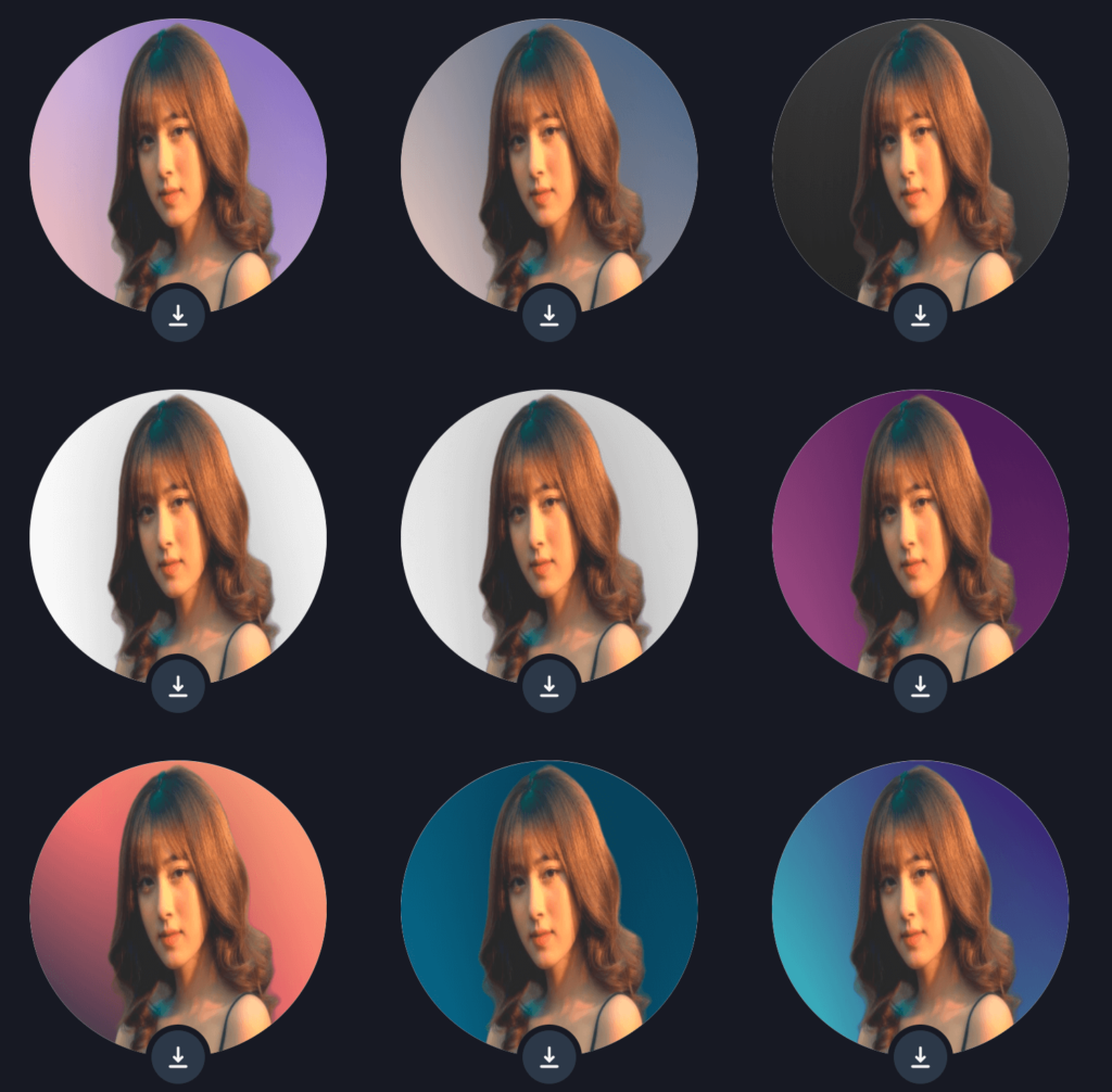 Profile Picture Maker 線上圓形大頭貼產生器,人物自動去背加上漸層背景 Profile Picture Maker 線上圓形大頭貼產生器,人物自動去背加上漸層背景