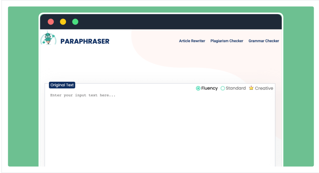 Paraphraser 線上AI英文語法檢查器 Paraphraser 線上AI英文語法檢查器