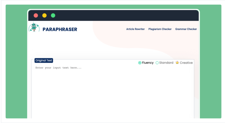 Paraphraser 線上AI英文語法檢查器,修飾英文句子與文法 Paraphraser 線上AI英文語法檢查器