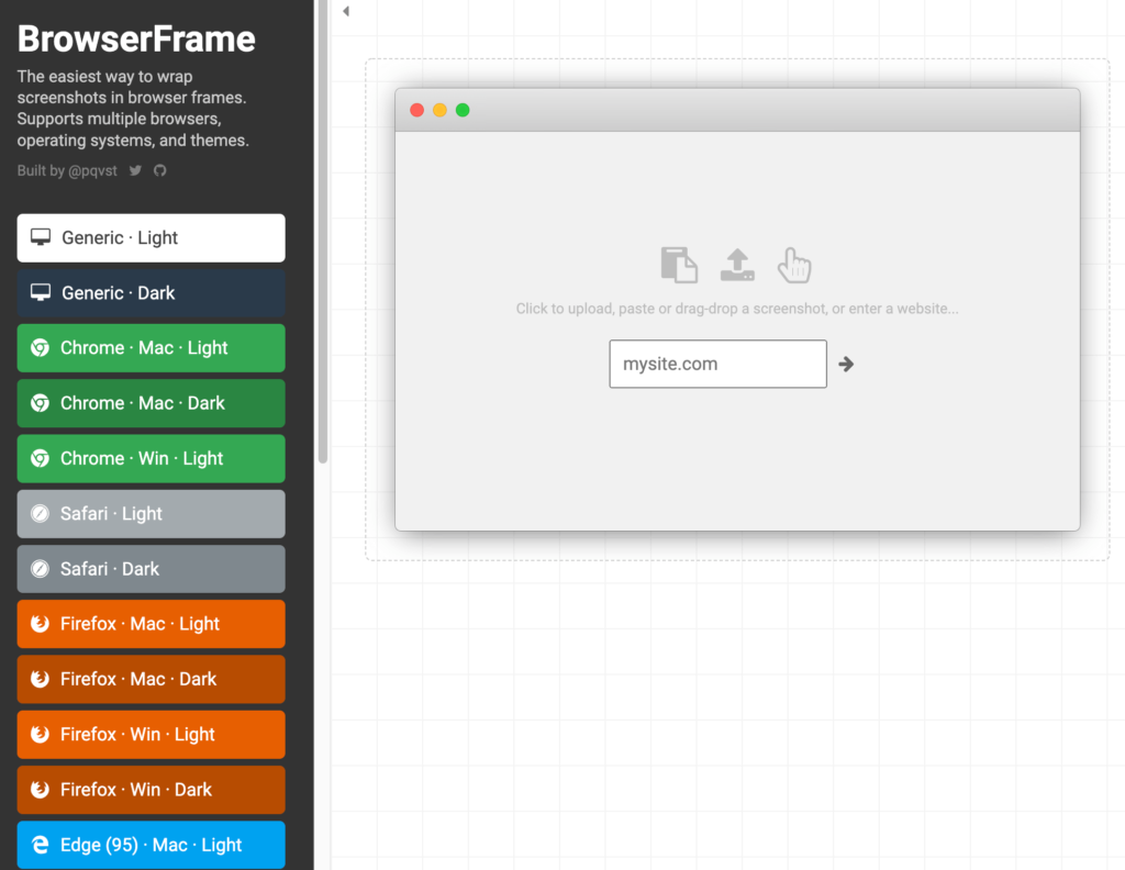 Browser Frame 替網頁截圖加上瀏覽器外框、網頁截圖圖片合併