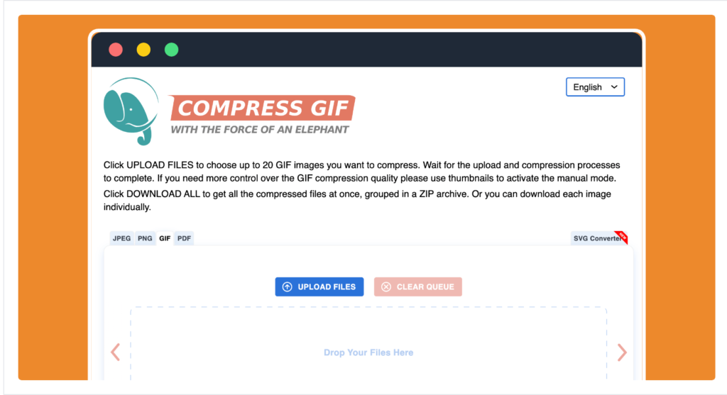 Compress GIF 線上壓縮 GIF 圖片