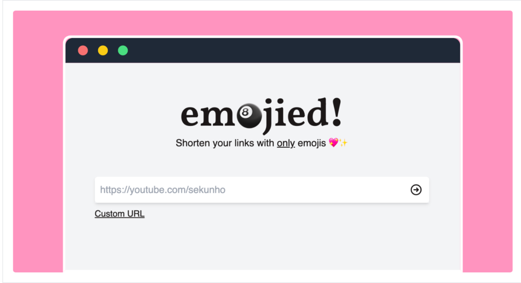 Emojied 免費線上縮網址工具