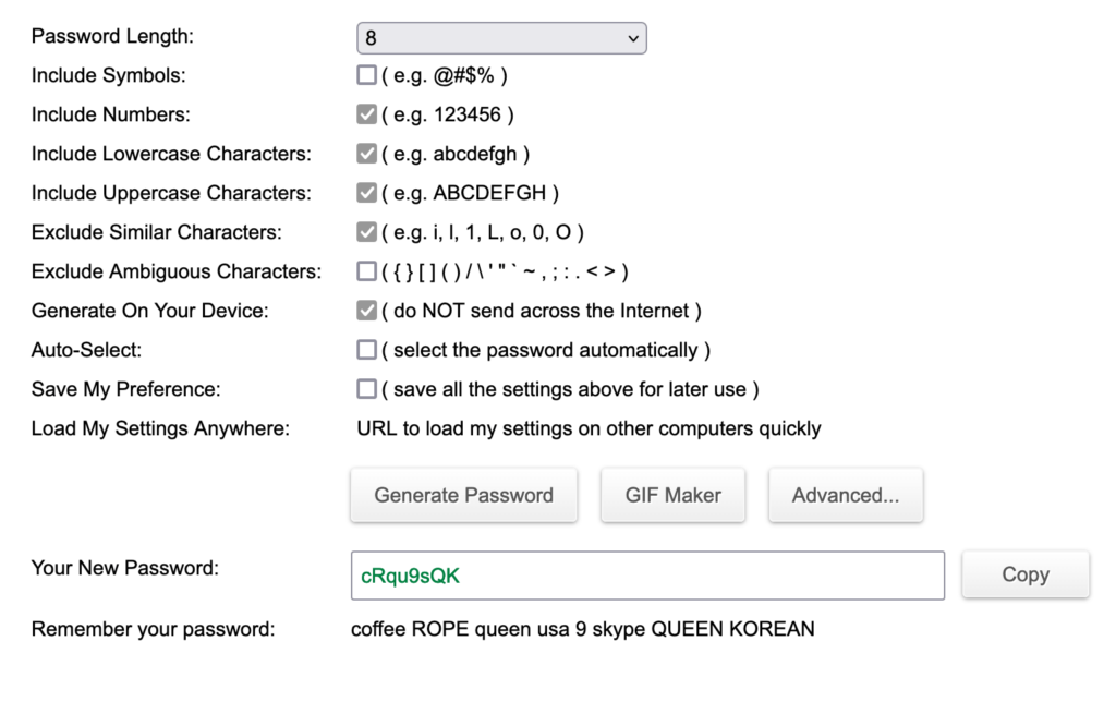 Password Generator 線上密碼產生器,可指定生成密碼長度、大小寫與特殊字元 Password Generator 線上密碼產生器,可指定生成密碼長度、大小寫與特殊字元