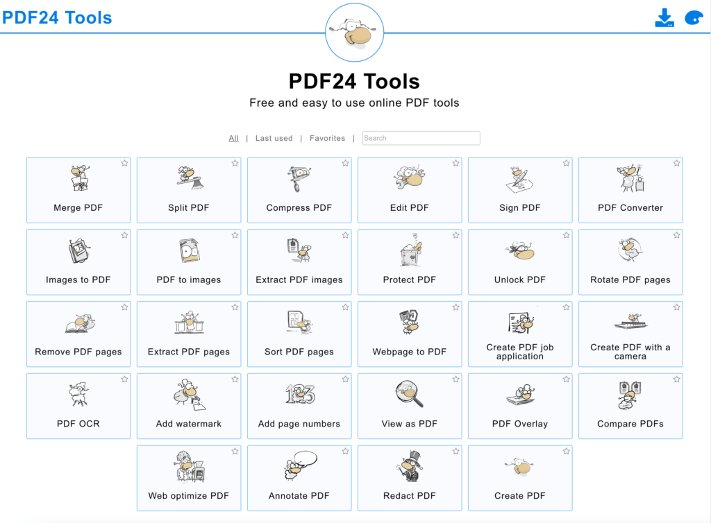 PDF24 tools 全方位線上 PDF 工具，可轉檔、編輯、合併與壓縮 PDF...