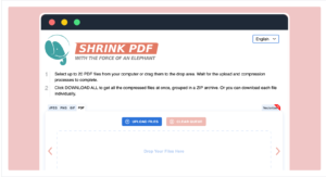 Shrink PDF 線上壓縮 PDF 檔