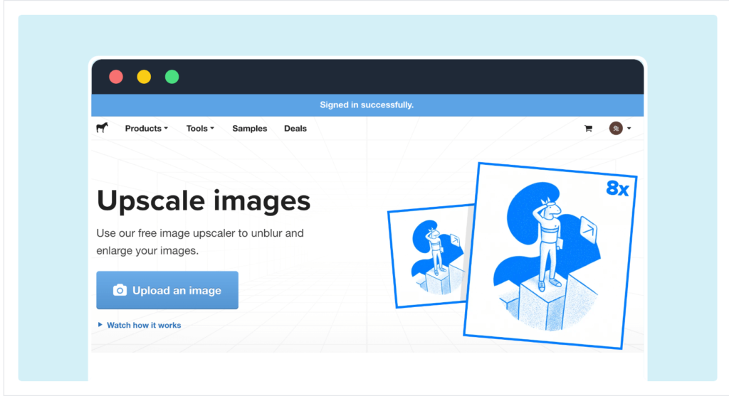 Upscale images 將圖片放大不失真 Upscale images 將圖片放大不失真