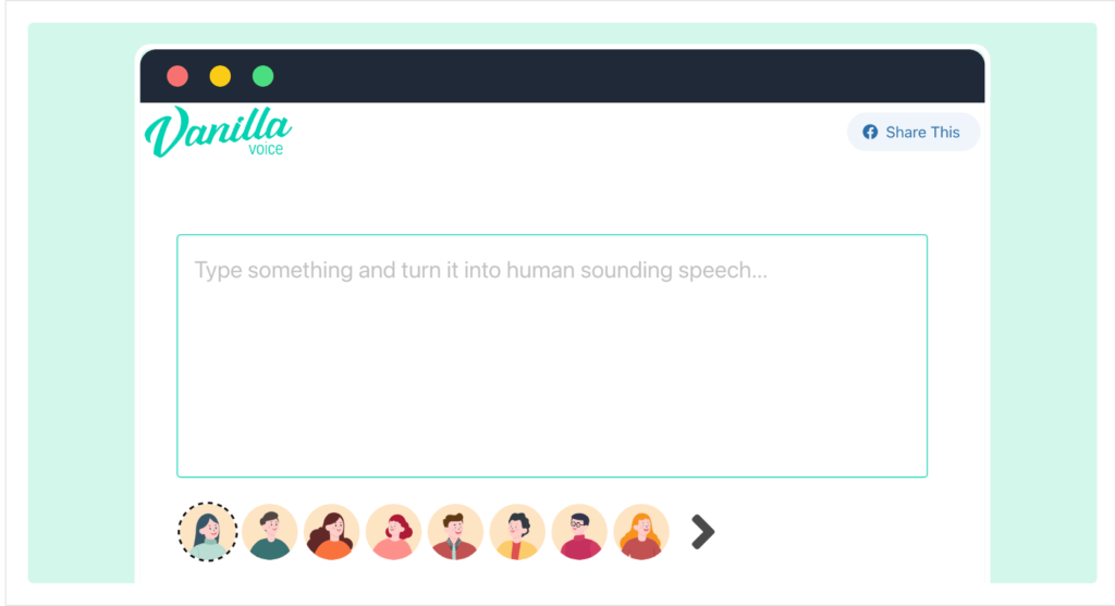 Vanilla Voice 免費線上文字轉語音工具,輸入文字轉檔成MP3音檔下載 Vanilla Voice 免費線上文字轉語音工具