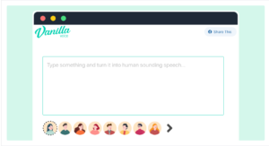 Vanilla Voice 免費線上文字轉語音工具