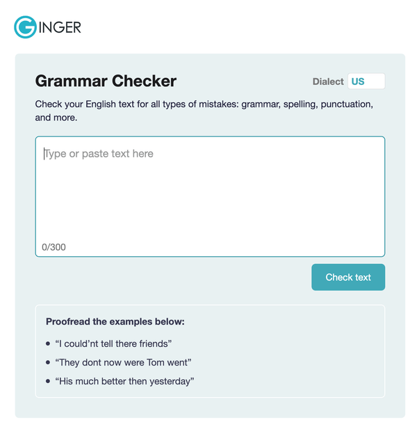 Ginger 一鍵線上檢查英文文法與語法校正 Ginger 一鍵線上檢查英文文法與語法校正