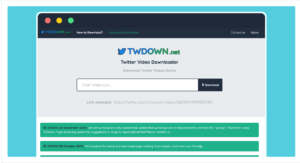 Twdown 線上推特 Twitter 影片下載器