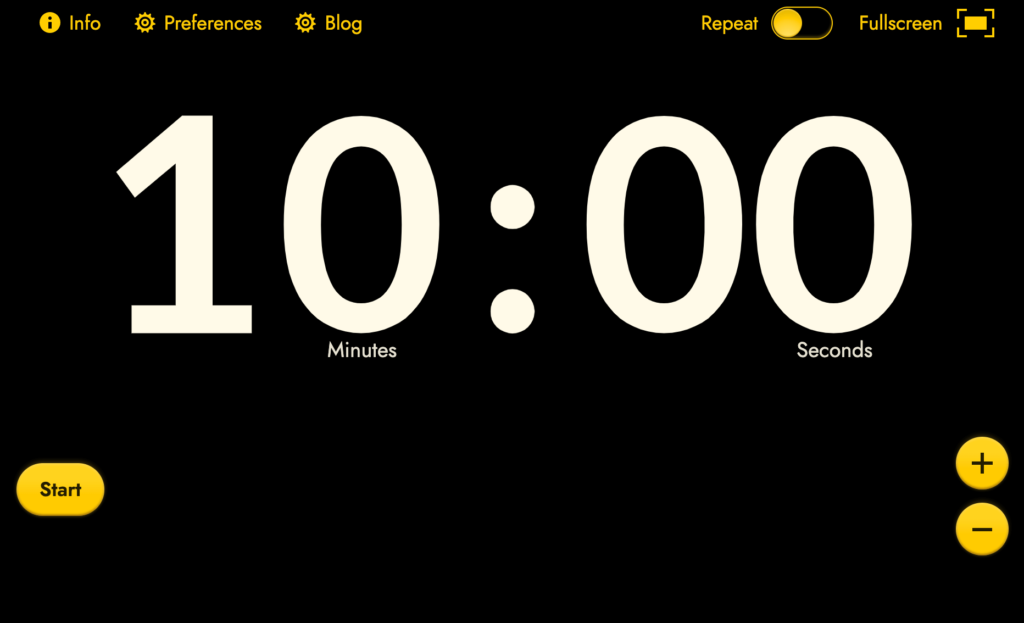 Big Timer 線上全螢幕倒數計時器,可自由設定時間長短!免費網頁版 Big Timer 線上全螢幕倒數計時器,可自由設定時間長短!免費網頁版